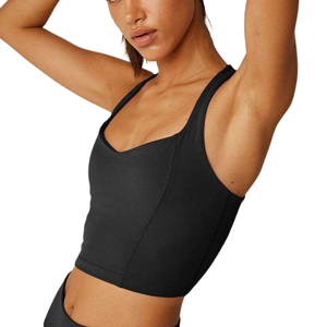 เสื้อชั้นในกีฬาผู้หญิงแบบขายส่งสั่งทำพิเศษ รองรับแรงกระแทกสูง ไร้ตะเข็บ สวมใส่สบาย ยืดหยุ่น ระบายอากาศได้ดี เนื้อผ้านุ่ม สำหรับออกกำลังกาย - Product Image 4