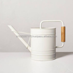 Bidon d'eau galvanisé fait à la main avec ouverture décorative pour le jardinage et la présentation de cadeaux floraux - Product Image 5