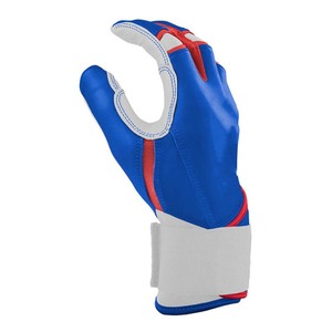 Gants de frappe en cuir PU bleu, rembourrés, à enfiler, unisexes, pour adultes, entraînement - Product Image 2