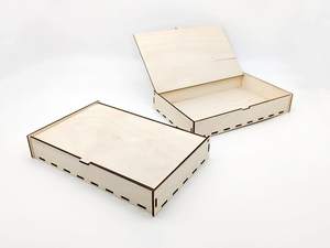 Boîte de rangement pour bijoux en bois faite à la main pour femmes, élégante boîte de rangement pour bagues, boucles d'oreilles, colliers, accessoires - Product Image 6