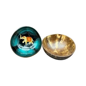 Bols de noix de coco en laque ODM moderne de haute qualité Belle couleur écologique fabriqué à partir de matériaux naturels Origine du Vietnam - Product Image 1