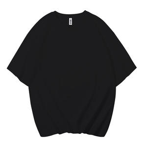 Camiseta de Hombre 100% Algodón, Tejida, Lisa, de Alta Calidad, con Impresión Digital de Logotipo Personalizado, 210 g/m², Secado Rápido, Estilo Hip Hop - Product Image 3