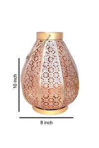 Farol Decorativo Marroquí Vintage Hecho a Mano, Lámpara Colgante de Metal para Velas, para Decoración del Hogar en Toda Ocasión - Product Image 3