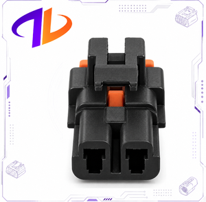 Boîtier de connecteur de faisceau de câbles automobile en cuivre 2 broches mâle/femelle (Nylon) pour réparation et remplacement de câblage électrique - Product Image 1