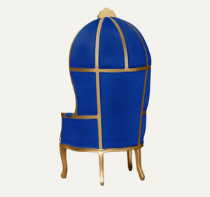 Sillón de Ocio Tipo Trono, Hecho a Mano, de Lujo, Diseño Clásico, Mueble de Madera de Caoba - Product Image 3