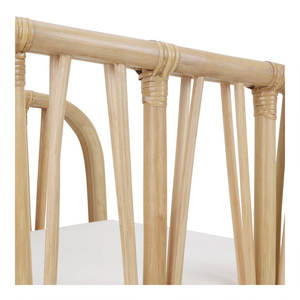 Sillón decorativo para sala de estar en diseño de ratán - Product Image 3