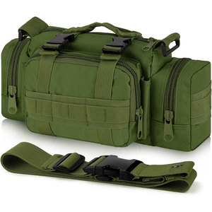 Outdoor Tactical Shoulder Duffle Bag Water Resistant Travel Bag with <b>MOLLE</b> <b>Attachment</b> System Heavy Duty Duffle Bag - Product Image 4