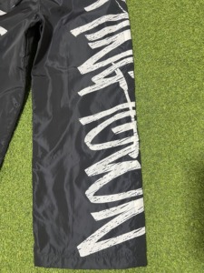 Bold Graphic Print Track Pants Men Elastic Waist Loose Fit Lightweight Windproof Statement Streetwear <b>Trousers</b> - Product Image 5