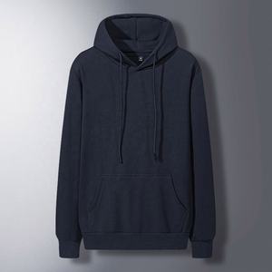 เสื้อมีฮู้ดผ้าฝ้าย100% สำหรับผู้ชายเสื้อสเวตเชิ้ตแบบสวมหัวสีพื้นแบบกำหนดเองขนาดใหญ่ใช้ได้ทั้งชายและหญิงสำหรับฤดูหนาว - Product Image 6