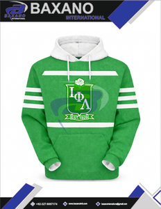 Vestido con Capucha Oversize de la Hermandad Iota Phi Lambda IPL - Talla Grande, Transpirable, Antiarrugas, Estilo Urbano Otoñal - Product Image 4