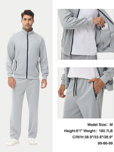 Conjunto Deportivo Ligero y Personalizable de Otoño, Hecho 100% de Poliéster, Unisex para Adultos, Transpirable, de Secado Rápido, de Longitud Completa - Product Image 2