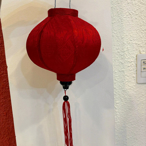 Silk Lanterns Colorful Bamboo Silk Lanterns Decorative Lighting For Balcony Patio Wedding Vietnam Silk Lanterns - Product Image 1