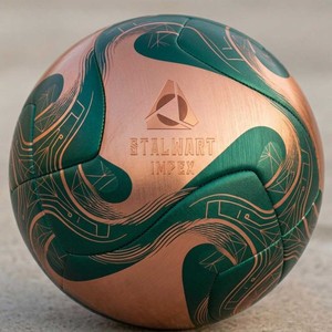 ลูกฟุตบอลสตาลวอร์ต อิมเพ็กซ์ สีเขียวทองแดง ลายนูน ทนทาน ขนาด 4 - Product Image 1