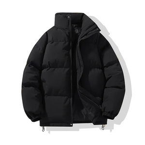 Wholesale Factory <b>Men's</b> Winter Puffer <b>Jacket</b> with <b>Long</b> Sleeves Custom Cropped Padded Coat OEM Service Available - Product Image 5