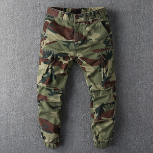 Men Autumn/Winter Collection Camouflage Cargo Pants - Premium Loose-Fit Durable <b>Trousers</b> - Product Image 2