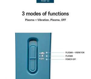 เครื่องนวดหนังศีรษะ SMiB SMIB-PMSA พลาสมา สำหรับสปาหนังศีรษะ กระตุ้นการเจริญเติบโตของเส้นผม ด้วยการสั่นสะเทือนขนาดเล็ก 10000 รอบต่อนาที หวีไฟฟ้าดูแลเส้นผม ป้องกันผมร่วง - Product Image 6