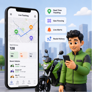 Desarrollo de Aplicaciones Móviles para el Seguimiento de Vehículos y la Gestión de Flotas, Soluciones Basadas en la Nube con Tecnología de IA - Product Image 1
