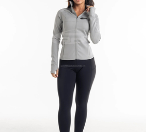 King Mcgreen Star - Ropa de Yoga Transpirable a Cuadros, Cortavientos, Ropa Deportiva para Mujer, Sudadera de Manga Larga para Correr, Chaquetas Deportivas, Top - Product Image 4