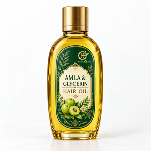 Herbal Amla & Glycerin Hair Oil Natural Hair Nourishing Oil Botanical Formula Lightweight <b>Scalp</b> <b>Massage</b> Care OEM Herbal Amla - Product Image 4