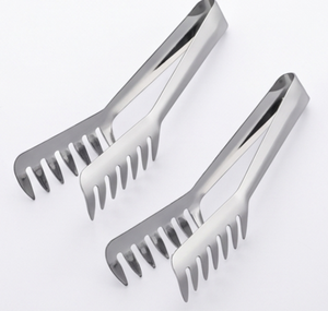 Premium Minimalist Design Comb Shape Tong Metal Kitchen Cooking Tools Salad Cookware <b>Utensil</b> Kitchenware Accessories - Product Image 1