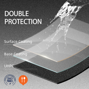 Mohom hiện đại khách sạn phòng tắm rửa lưu vực bền hình chữ nhật bê tông chìm hình chữ nhật Countertop xi măng lưu vực để sử dụng nhà - Product Image 5