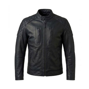 Classic Leather Winter <b>Jacket</b> For <b>Men</b> Soft Genuine Leather <b>Warm</b> Insulated <b>Jacket</b> Perfect For Casual Outdoor Winter Fashion - Product Image 2
