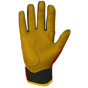 Guantes de Bateo de Béisbol de Cuero Personalizados, con Dorso de Cuero y Palma de Cuero Genuino, Guantes de Bateo de Softbol para Adultos, Venta al Por Mayor - Product Image 2