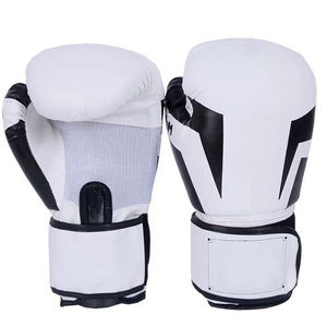 ถุงมือชกมวยหนัง PU ขนาด 12oz 10oz 14oz 16oz สำหรับการแข่งขันและฝึกซ้อมสำหรับผู้ใหญ่ รับผลิตตามสั่งพร้อมโลโก้ ถุงมือชกมวยแบบกำหนดเอง - Product Image 1