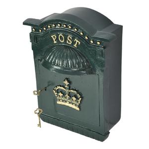 Black Coated Irish Mailbox For Home Handmade Farmhouse Wall Mount Ireland Post <b>Box</b> For Christmas Decoration - Product Image 5
