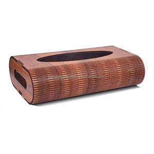 Servilletero de mesa de madera de acacia y epoxi transparente adecuado para cocina, comedor, comedor o al aire libre de Falak World Export - Product Image 1