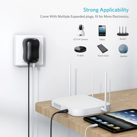 Adattatore Universale AC DC 34W 3V-12V con 8 Punte e Alimentatore USB 5V 2A per Strisce LED, Router, Altoparlanti, Smartphone, Tablet