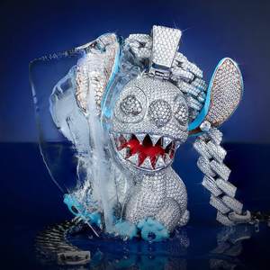 Bijoux en argent sterling 925, pendentif photo personnalisé en diamant moissanite VVS, certifié GIA, charme élégant hip-hop pour hommes et femmes - Product Image 2