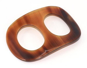 Anillo para Bufanda Ecológico de Cuerno de Búfalo con Acabado Pulido, Sujeción Segura y Elegancia Suave para Bufandas - Regalo de Año Nuevo y Halloween - Product Image 2