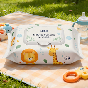 Toallitas Húmedas Biodegradables <span class=keywords><strong>para</strong></span> Bebés, Gran Venta, Orgánicas, Antibacterianas, Hipoalergénicas, al por Mayor - Product Image 3