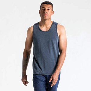 Camiseta deportiva sin mangas para hombre, informal, para gimnasio, de poliéster transpirable. - Product Image 2
