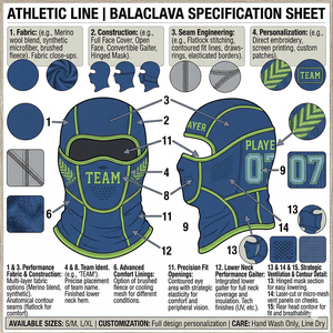 Pasamontañas Táctico Reflectante con Costuras Reforzadas, Transpirable, Elástico, con Protección UV, Cubre Cabeza Completa para Ciclismo, con Logotipo Personalizado - Product Image 2