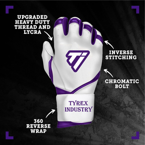 Gants de frappe de baseball de haute qualité, design en cuir souple inspiré de Bruce Bolt, pour un contrôle maximal du bâton. - Product Image 3