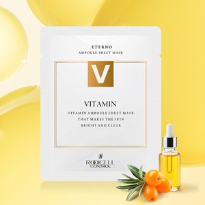 [ROOICELL] Masque en tissu Eterno Vitamin Ampoule, Cosmétiques Coréens, Énergisant pour la Peau, 25ml, 10 Masques, Hydratant, Soin à Domicile - Product Image 3