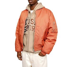 แจ็กเก็ตบอมเบอร์ย้อนยุคผ้าโพลีเอสเตอร์ปักลายสไตล์ฮิปฮอปเสื้อคลุมฤดูหนาว - Product Image 3