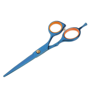 Ciseaux de barbier professionnels en acier inoxydable avec pointe de lame affûtée pour le coiffage en salon et l'entretien des coupes de cheveux, manche long - Product Image 2