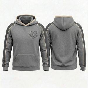 Hoodies simples pour femmes, hoodies pour hommes, hoodies en coton premium, pull-over uni, mode européenne - Product Image 1