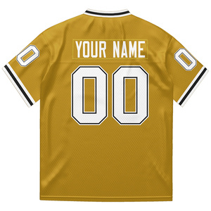 Custom <b>Mesh</b> American Football Jersey V Neck Team Uniform Name Number Sportswear Practice Kit Football Team Jersey - Product Image 4