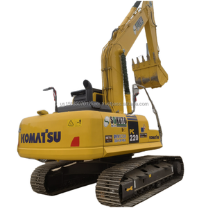 Excavadora de cadenas mediana usada Komatsu PC220-8N1 de 22 toneladas, origen Japón, sistema hidráulico estable, bomba de motor, cucharón de 1m³ - Product Image 1