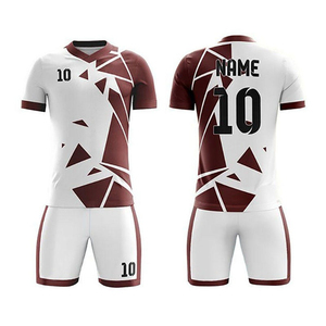 Uniforme de football de haute qualité, couleur unie, 100% polyester, uniforme de football pour l'entraînement sportif - Product Image 2