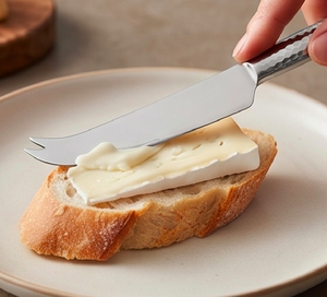 Stainless Steel <b>Cheese</b> <b>Knife</b> With Hammered Handle Mirror Polish Eco Friendly Durable Kitchen Utensil For Dining Use And Hotel - Product Image 5