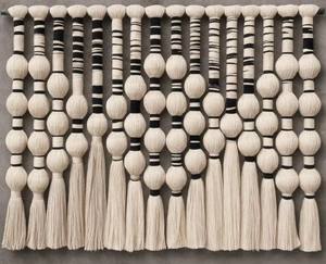 Grande tapisserie en macramé multicolore, décorations murales pour chambre à coucher, designs artistiques, décoration murale pour la maison - Product Image 3