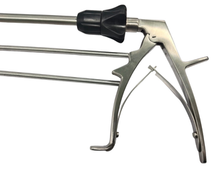 Applicateur de clips laparoscopiques en acier inoxydable à tige longue, à mâchoires 3-en-1, instrument chirurgical manuel ASW-25 certifié CE pour interventions laparoscopiques minimales - Product Image 4