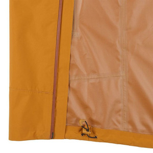 Unisex Coated Waterproof <b>Long</b> Hooded Hard Shell <b>Jacket</b> Solid Color Single Button Outdoor Wear Regular Fit PU Material All - Product Image 3