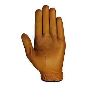 Gants de golf en peau de mouton respirants de haute qualité, dernière mode, avec logo brodé à motif tendance pour hommes - Product Image 6