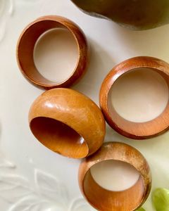 Wholesale Best Quality Wood Napkin Ring <b>Tissue</b> Party Tableware Decor Modern Style Holder Houseware Home Hotel <b>Wedding</b> Dining Use - Product Image 6